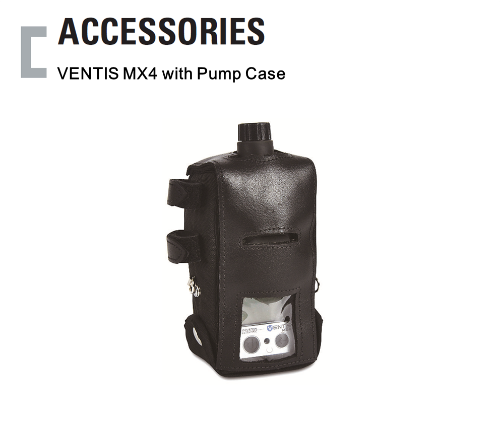 VENTIS MX4 with Pump Case, Portable Gas Detector Accessories