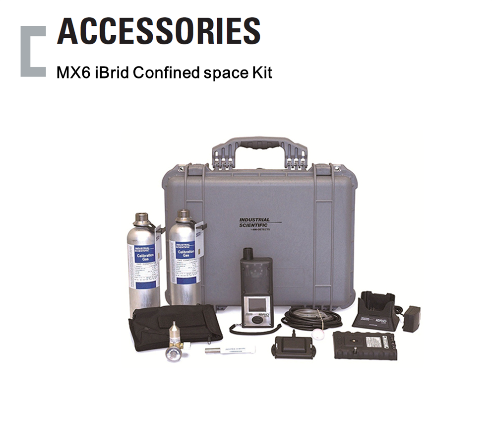 MX6 iBrid Confined Space Kit, Portable Gas Detector Accessories